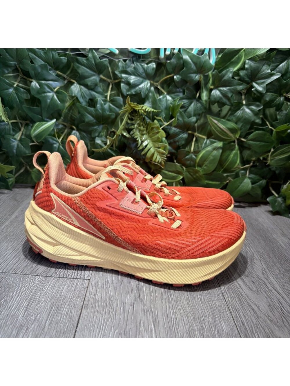 Women’s Altra experience wild Red and Yellow Athletic Shoes size 10.5